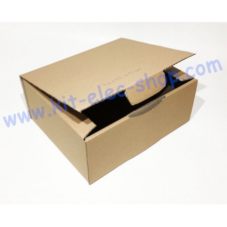 Carton simple cannelure 250x200x100mm type boite