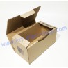 Carton simple cannelure 200x100x100mm type boite