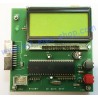 ATmega1284-PU board with 16x4 line LCD display and ISP connector