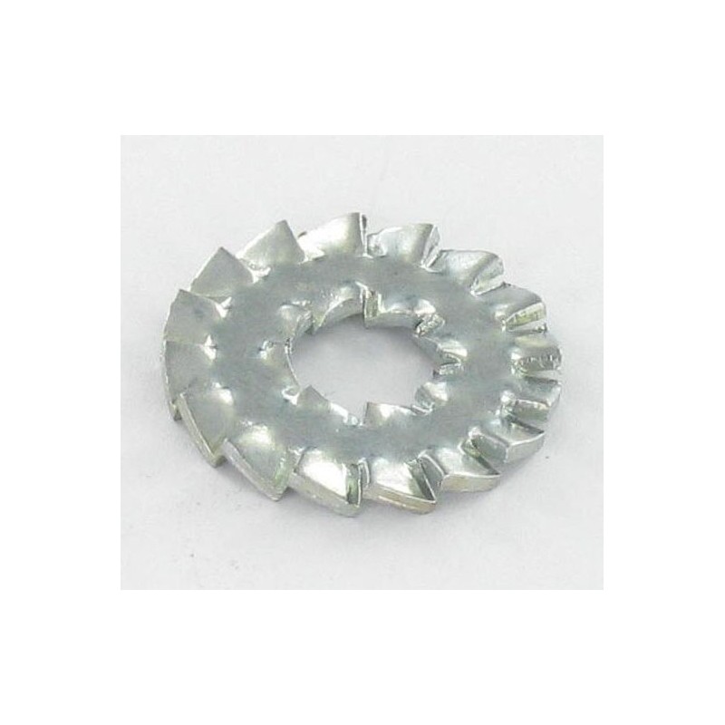 M12 lock washer double toothed DD zinc