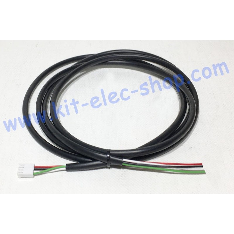 Cable for LEM HASS current sensors +5V 4 pins 1 connector 2m