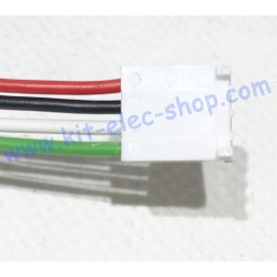 Cable for LEM HASS current sensors +5V 4 pins 1 connector 2m