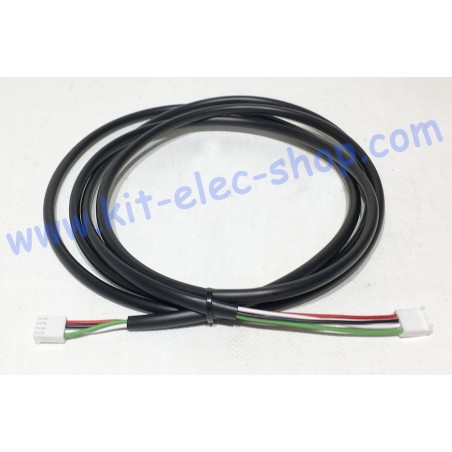 Câble pour capteur de courant LEM HASS +5V 4 broches 2 connecteurs 2m