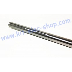Solid steel shaft of 30mm length 1000mm machined keys 8mm