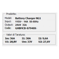 Chargeur ZIVAN NG1 24V 35A pour batterie au plomb 115VAC