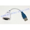 USB Adapter RS232 DB9 male FTDI CHIPI-X10