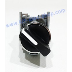 Rotating knob button 3 fixed 2 contacts XB4BD33