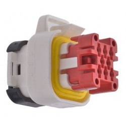8-pin female connector AMPSEAL 776286-2 white