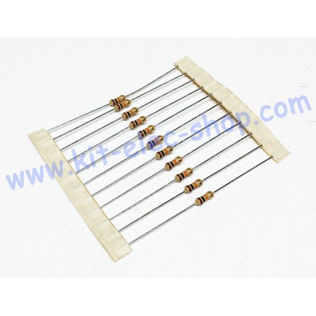 Carbon Layer Resistor 10k ohms 1/4W per 10