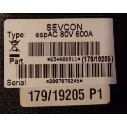 Variateur SEVCON espAC 80V 600A 634A86911