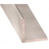 Raw aluminium angle bracket 50x50x4mm length 250mm