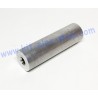 Aluminium threaded spacer diameter 30mm length 100mm M10