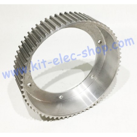 65 teeth Polychain GT 8mm driven toothed aluminum wheel 40mm width