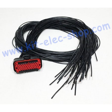 Cable with 35-pin AMPSEAL connector length 1m pack