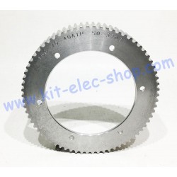 70 teeth HTD driven toothed aluminum wheel 40mm width