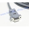 CAN cable 5-pin male plug to DB9 female connector