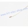 Flexible cable H05V-K 0.5mm2 white per meter