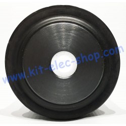 Monobloc HTD 50mm 28 teeth steel pulley with flange 28-8M-50-F