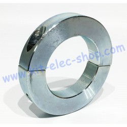 Slotted stop ring in galvanized steel for 50mm shaft