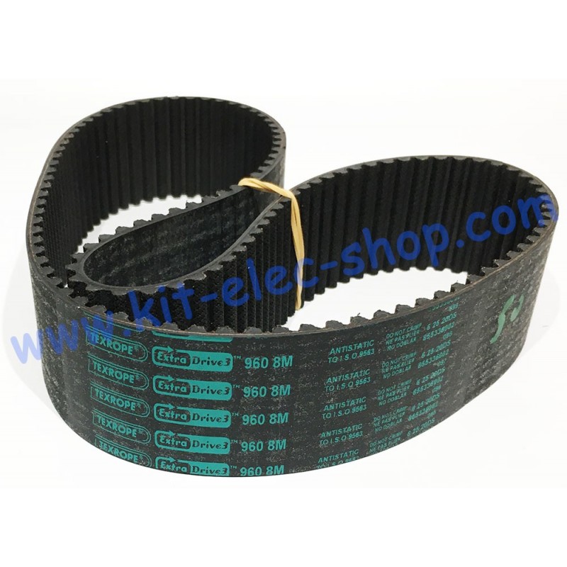Courroie HTD 960-8M-50 TEXROPE largeur 50mm