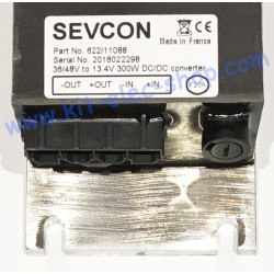 Convertisseur DC-DC SEVCON 36-48V vers 13.4V 300W 622/11088