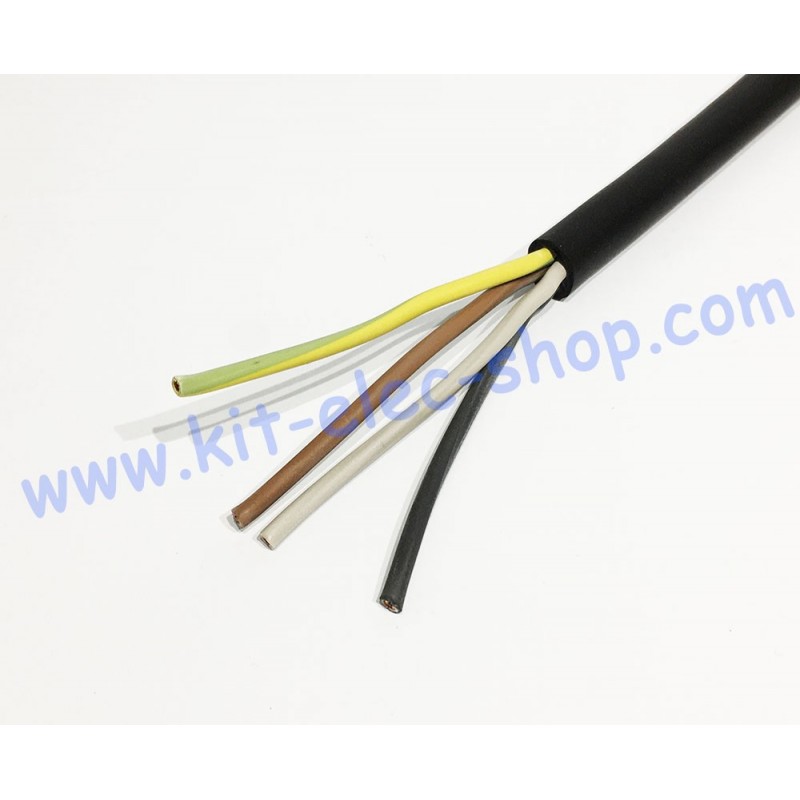 Power flexible cable 4G2.5 per meter