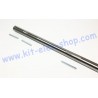 Solid steel shaft of 25mm length 920mm machined with 6mm keyways