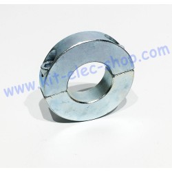Slotted stop ring in galvanized steel for 25mm shaft