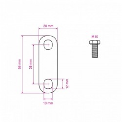Power Terminal connector for Lithium cell CHL-LFP50AH