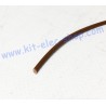 Brown flexible FLRYW-A 0.5mm2 cable per meter