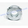 Slotted stop ring in galvanized steel for 19mm shaft