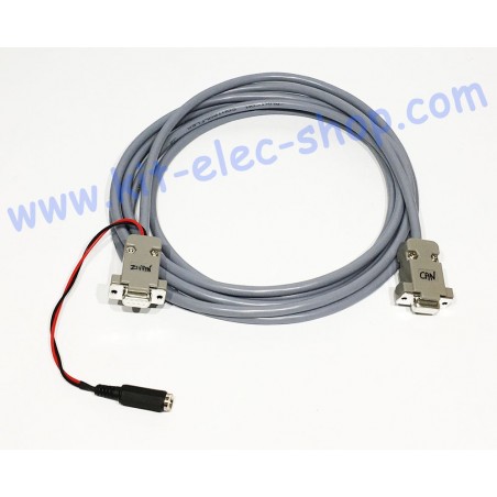 CAN cable IXXAT female DB9 connector to ZIVAN insulated female DB9 cable