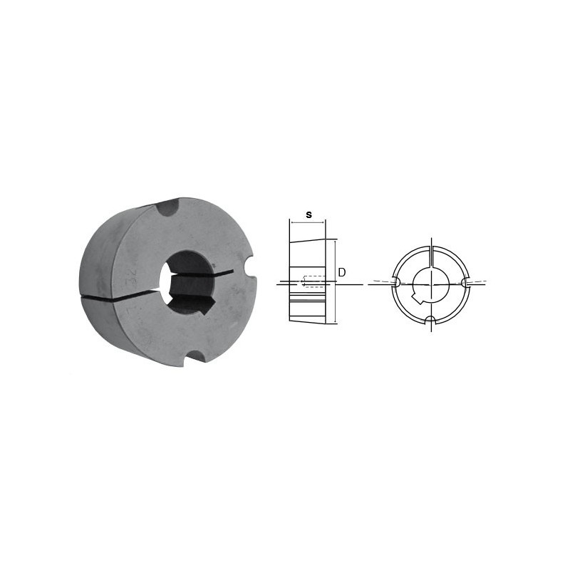 Douille à Fente Conique (split Taper-lock) Martin 1210 1 1/8 – Pour Transmission Par Courroie – Neuf