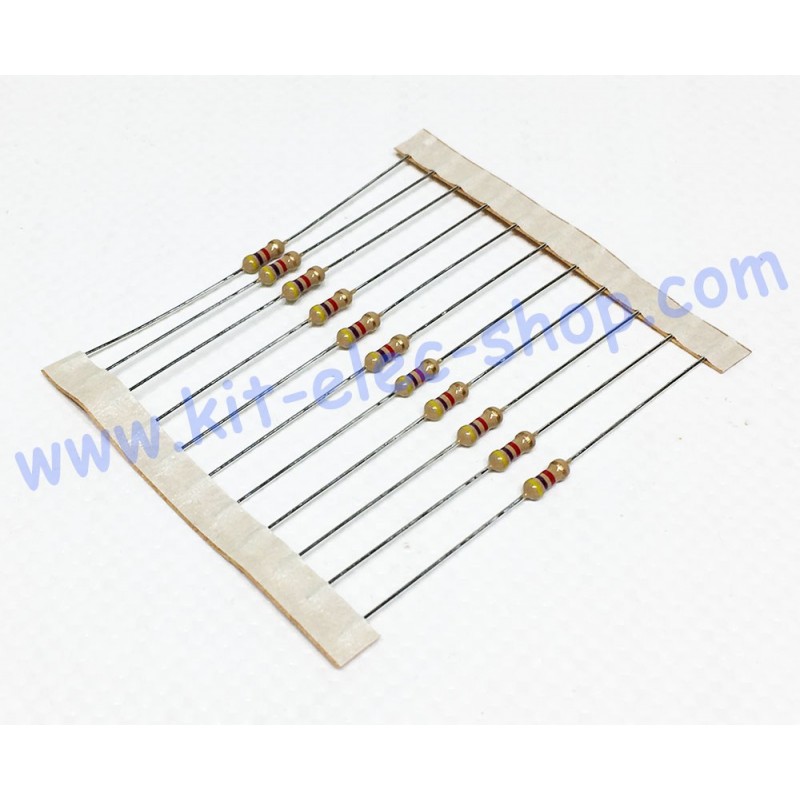 Carbon Layer resistor 4k7 ohms 1W per 10