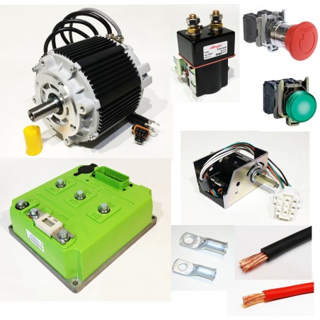 Boat electrification kit 58V max 275A motor ME1719 6kW without battery