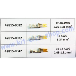 Male crimp contact for Molex Mini-Fit Sr connector 42817-0032 8AWG