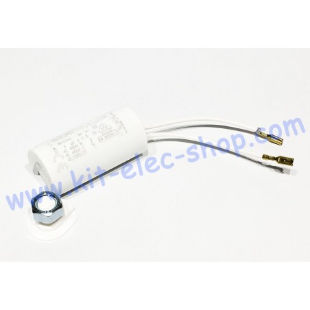 Condensateur MECO 4uF 450v Pour Volets Roulants - Cosse 2.8mm, Neuf, Italie