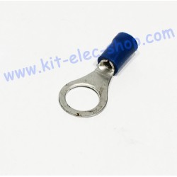10 Cosses à Oeil Diametre interieur 13 MM Couleur Bleu pour Câble 1.5 à 2.5 mm² 