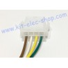 ITC display cable MOLEX 12-pin to MOLEX 8-pin connector