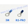 Blue 10mm ring crimp terminal for 2.5mm2 cable KLAUKE