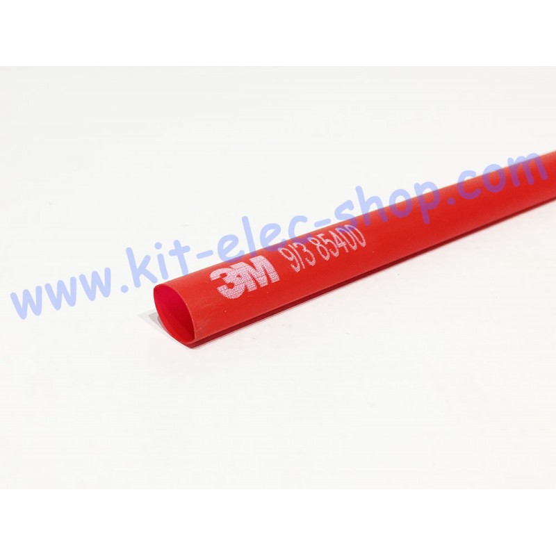 Gaine thermo GTI3000 9mm fine rouge 50cm 85400