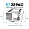 Chargeur ZIVAN NG1 CAN 72V 12A pour batterie au Lithium