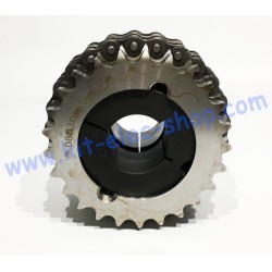 Chain coupling 08B2 for shaft from 19mm to 50mm internal mounting