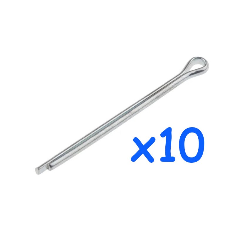 Split pin 1.2x25.4 mm set of 10