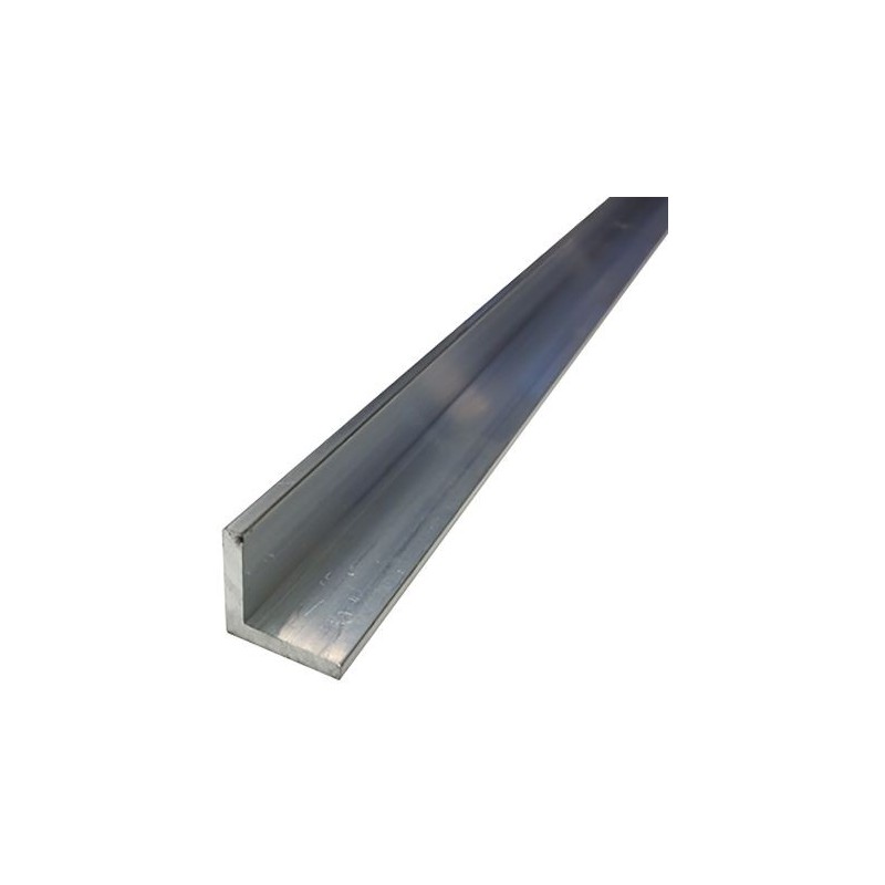 Raw aluminum angle 50x50x4mm length 1m