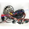 Package for pre-wiring a motor and its controller