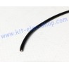 Black flexible FLRYW-A 0.75mm2 cable per meter