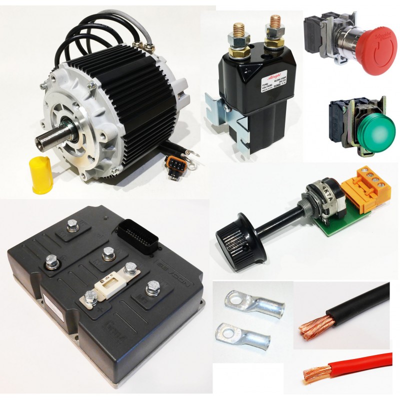 Test bench electrification kit 24V 450A motor ME1719 3kW without battery