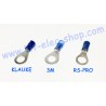 Blue 8mm ring crimp terminal for 2.5mm2 cable 3M 81017N