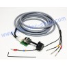 Cable and MOLEX throttle potentiometer to AMPSEAL 35 pin 3 meters